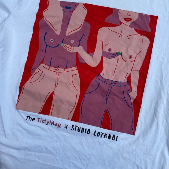 The TittyMag X LotKnot Rocker Tee - Picture 3 of 8